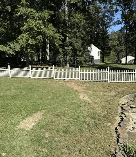 Visual representation of lot clearing and stump removal for property enhancement.